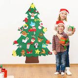 Arbre de Noël en Feutre Montessori à décorer