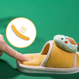 Pantoufles ouvertes d’intérieur à motif mignon