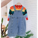 Salopette longue en jean pour garçons