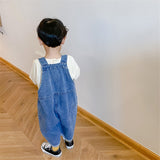 Salopette longue en jean pour garçons