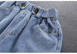 Pantalon en jean et coton à taille variable pour petits garçons