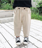 Pantalon en jean et coton à taille variable pour petits garçons