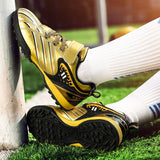 Baskets de football imperméables en cuir