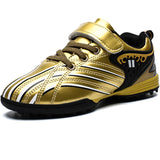 Baskets de football imperméables en cuir