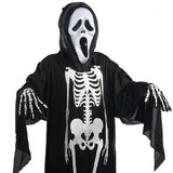 Déguisement Halloween fantôme squelette