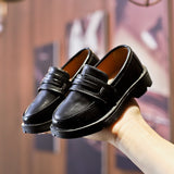 Mocassins classiques en cuir pour enfant
