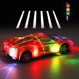 Voiture télécommandée avec lumière 3D