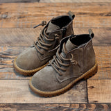 Bottines en cuir Rétro