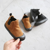 Bottines en suède pour garçon