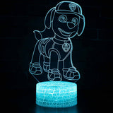 Lampe de chevet LED 3D Pat’ Patrouille
