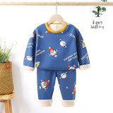 Pyjama Chaud imprimé fusée pour petit garçon