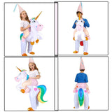 Costume licorne gonflable pour enfants