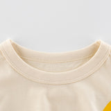 T-shirt d’été en coton à manches courtes pour bébés