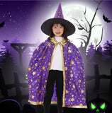 Cape d’halloween avec chapeau pour enfants
