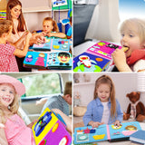 Livre sensoriel Montessori 3D Bébé