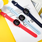 Montre-bracelet électronique à LED pour enfants