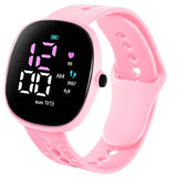 Montre-bracelet électronique à LED pour enfants