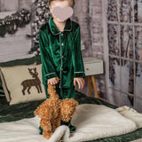 Pyjama de noël en velours pour enfants