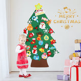 Arbre de Noël en Feutre Montessori à décorer