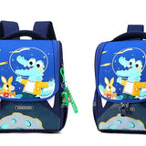 Cartable maternelle garçon avec motif croco