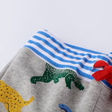 Jogging imprimé dinosaures en coton pour garçons