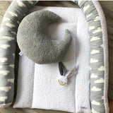 Tour de lit en coton imprimé pour bébé