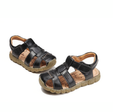 Sandale vintage en cuir