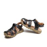 Sandale vintage en cuir