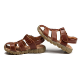 Sandale vintage en cuir
