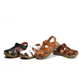 Sandale vintage en cuir