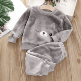 IMAGE PYJAMA GRIS MIGNON OURSON