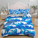 HOUSSE DE COUETTE DESSIN DAUPHIN