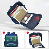 Cartable garçon pour école vert ou rouge