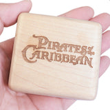 Boite à Musique Bois Blanc Pirates Des Caraïbes